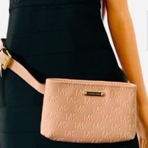 Michael Kors Blush Pink Crossbody Belt Bag